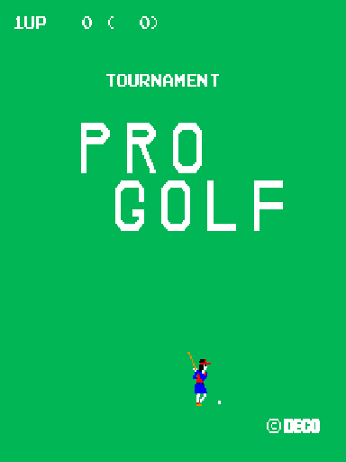 Tournament Pro Golf (Cassette) Title Screen